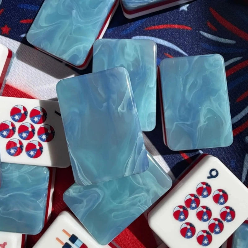 Atriotic‑inspired American mahjong Tiles