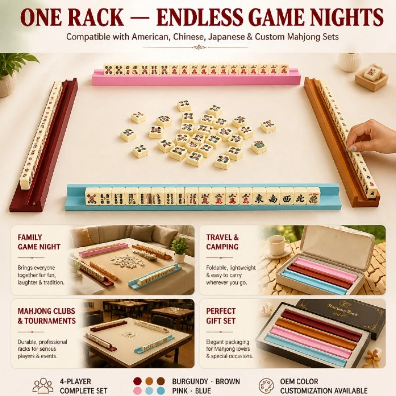 Mahjong Tile Rack & Pusher