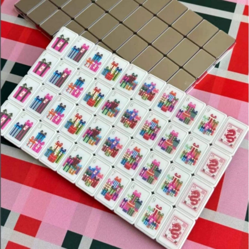 Christmas American Mahjong Tiles