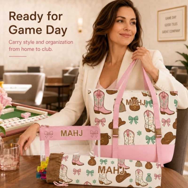Premium Soft-Color Mahjong Bag
