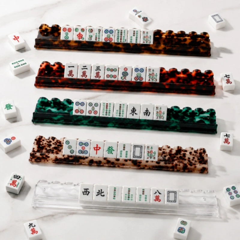 Classic Mahjong Tile Rack & Pusher