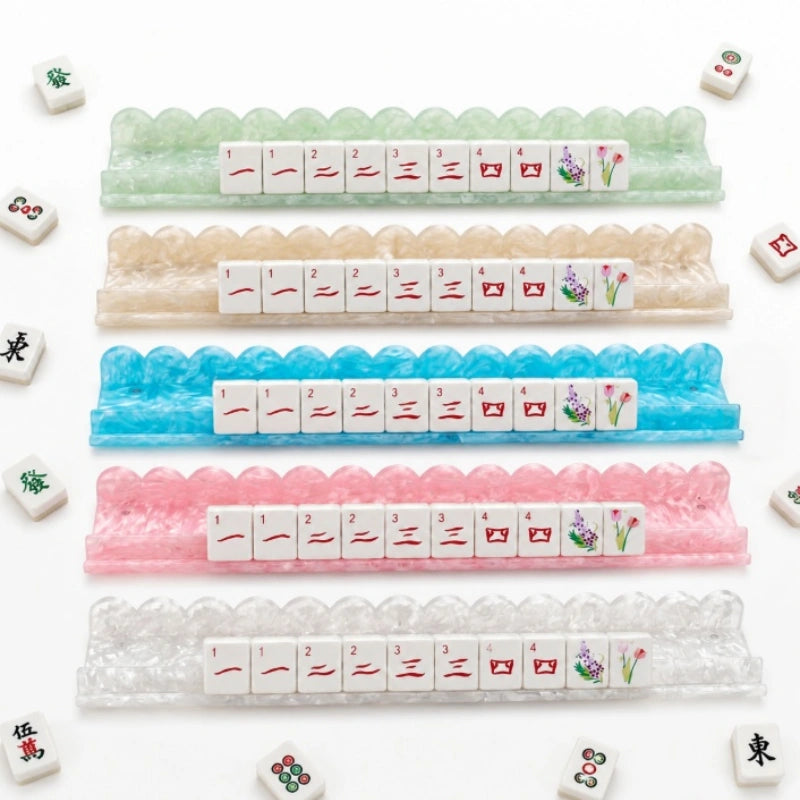 Acrylic Modern American Luxury Mahjong Tile Racks & Pushers