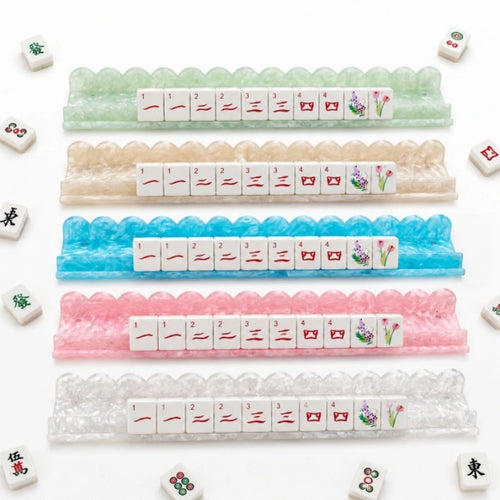 Acrylic Modern American Luxury Mahjong Tile Racks & Pushers