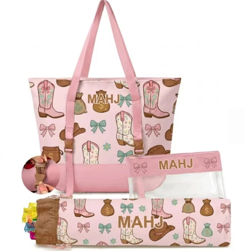 Premium Soft-Color Mahjong Bag