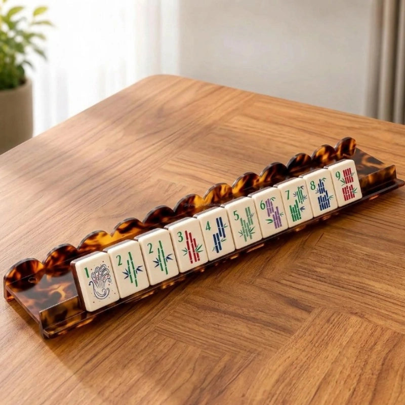 Classic Mahjong Tile Rack & Pusher