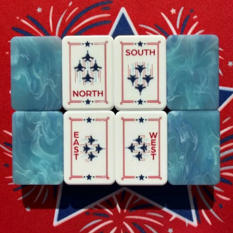 Atriotic‑inspired American mahjong Tiles