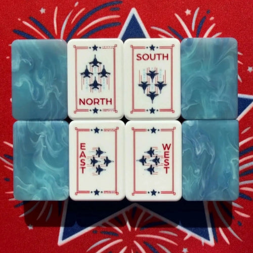 Atriotic‑inspired American mahjong Tiles