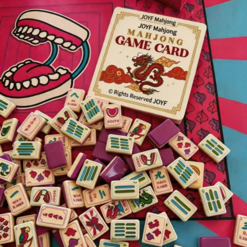 Pop‑art American Mahjong Tiles