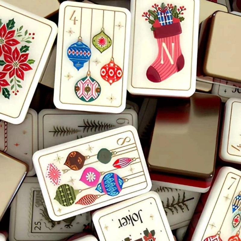 Christmas American Mahjong Tiles