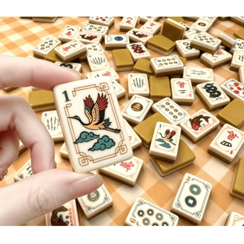 Vintage Oriental‑style American mahjong Tiles