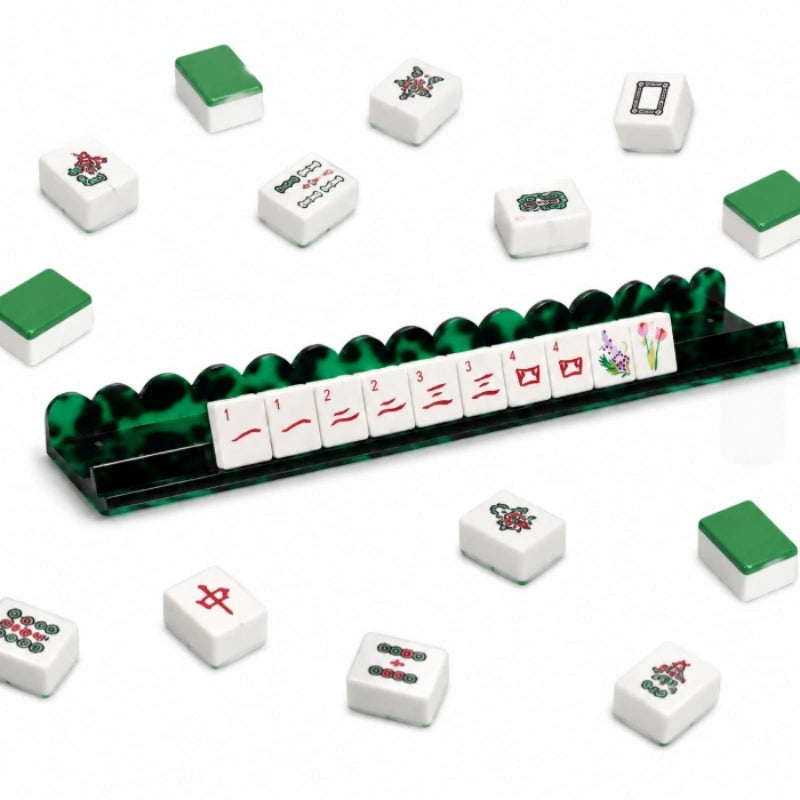 Classic Mahjong Tile Rack & Pusher