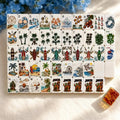 beach surf american mahjong set