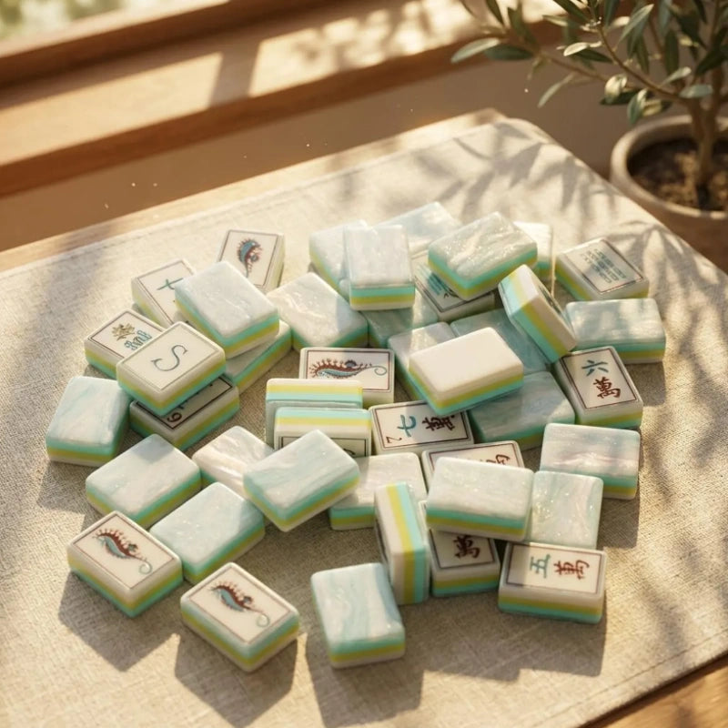 coastal us mahjong tiles set joker 