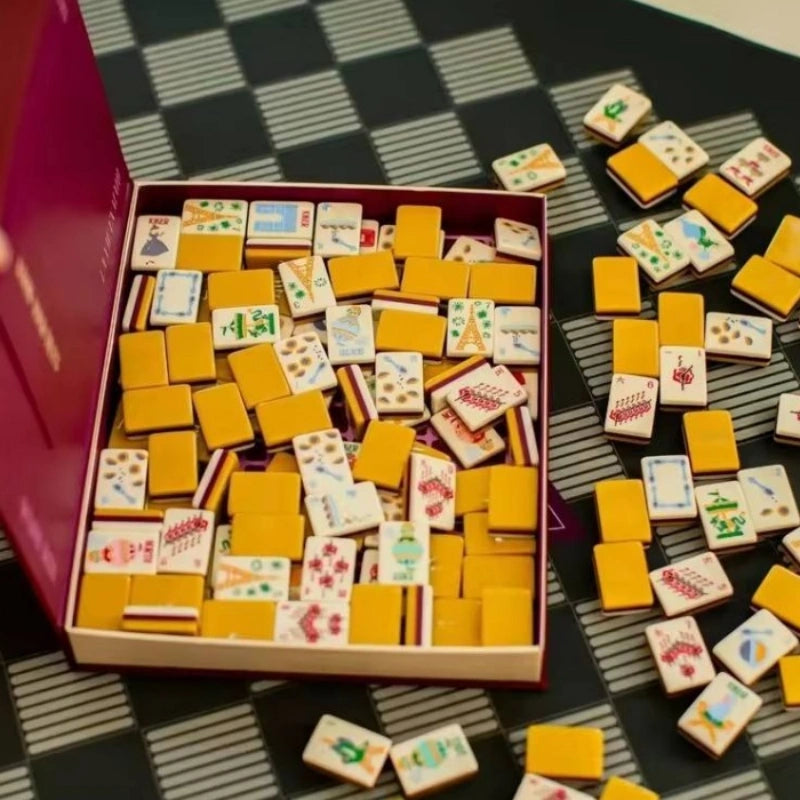 Paris‑French themed American mahjong Tiles