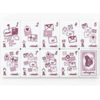 Stationery‑themed American mahjong Tiles