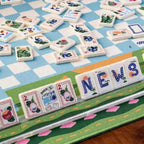 tropical flower mahjong tiles