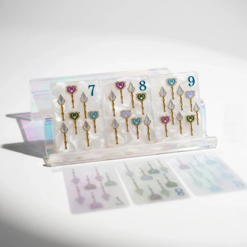 Elegant royal motif American mahjong set