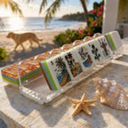 Surfboard illustrated US mahjong with jokers