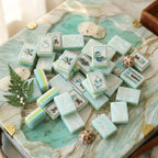 tropical american mahjong game tiles